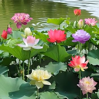 3 Lotus Tuber Combo Pack (Red, Blue & White)