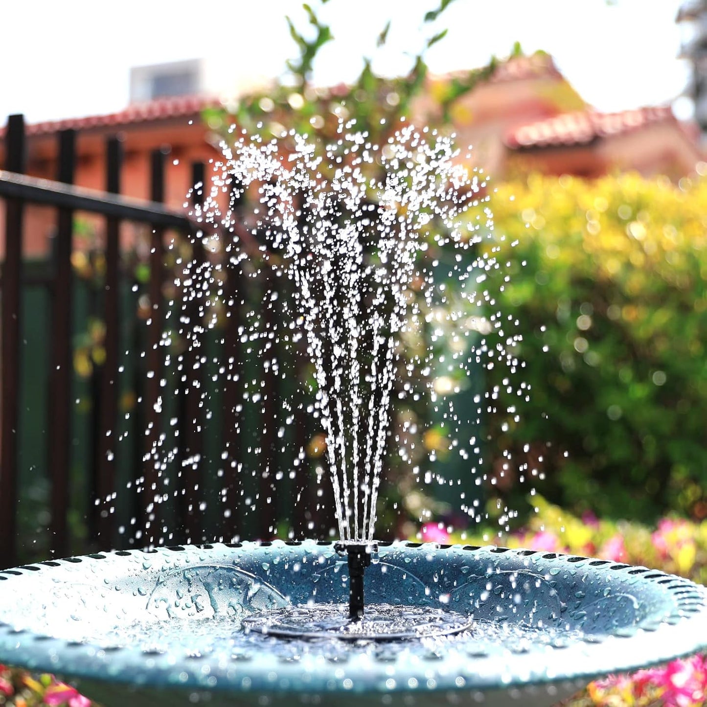 Solar Powered Floating Water Fountain