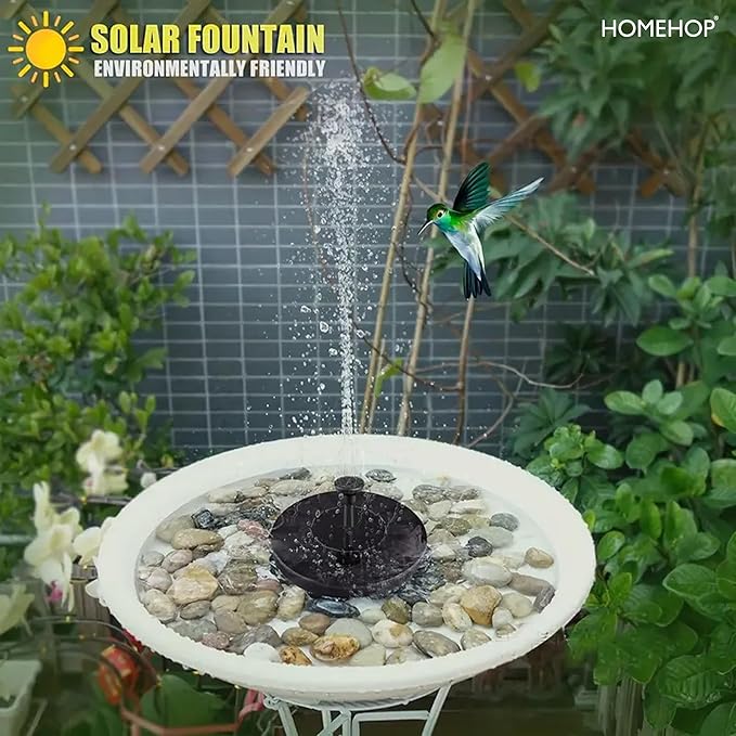 Solar Powered Floating Water Fountain